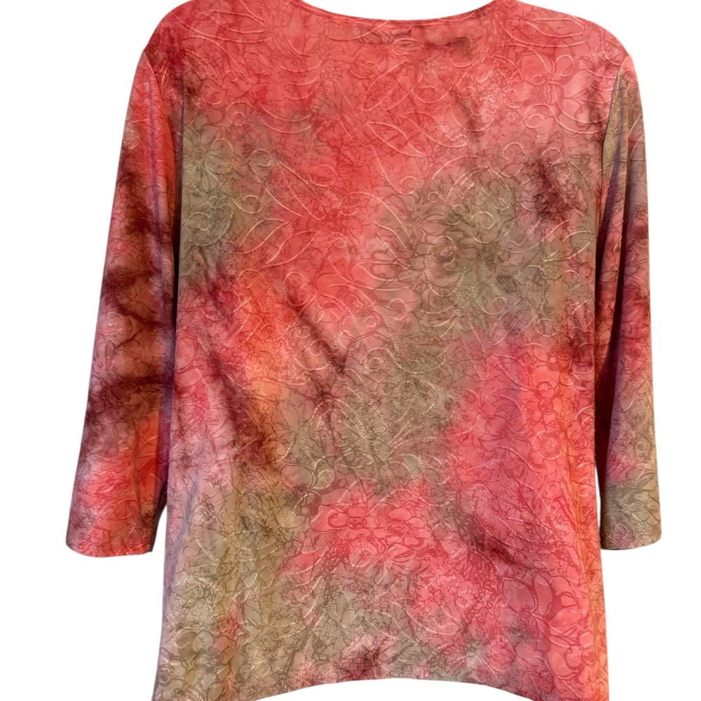 ❤️ 3/4 SLEEVES  V-NECKLINE TOP   LARGE/PETITE     #V - Picture 6 of 6